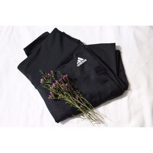 Adidas floral print athletic leggings